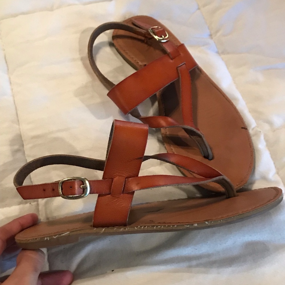 Girls Sandals. Size 2. Cat and Jack. Brown.